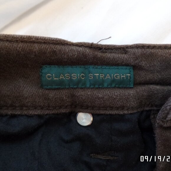 LRL Lauren Jeans Co Ralph Lauren Chocolate Brown Jeans Size 6 Excellent - Picture 10 of 11
